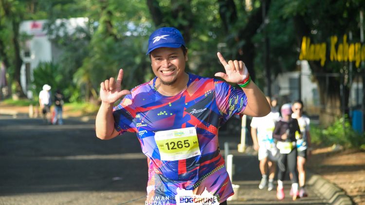 Race photo from Taman Budaya x BOGORUN 2025
