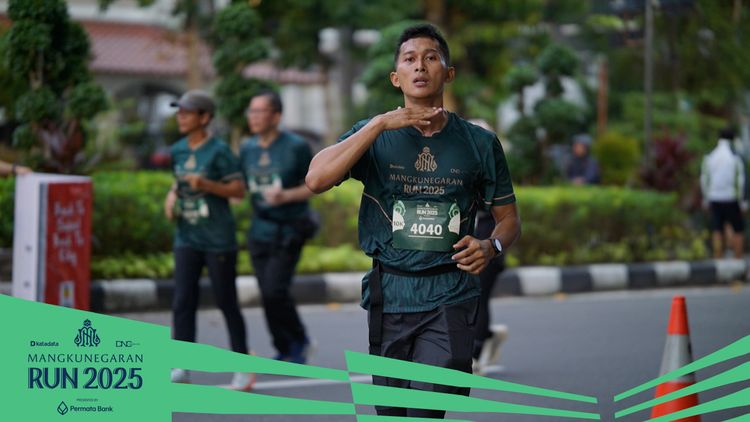 Race photo from Mangkunegaran Run 2025
