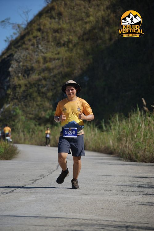 Race photo from Kelud Vertical Challenge 2024