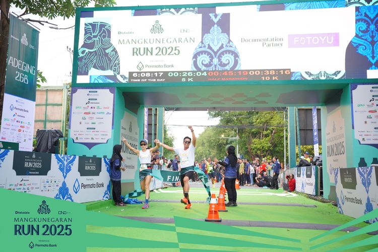 Race photo from Mangkunegaran Run 2025