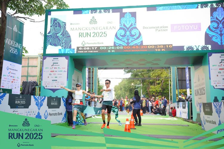 Race photo from Mangkunegaran Run 2025