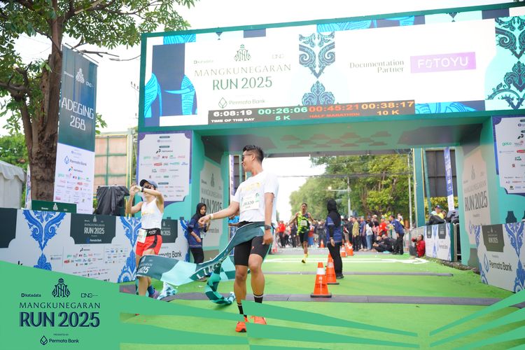 Race photo from Mangkunegaran Run 2025