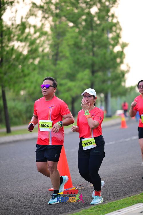 Race photo from CISANGKAN KBP CITY RUN 2025