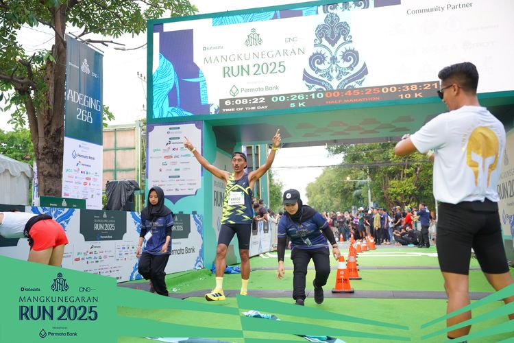 Race photo from Mangkunegaran Run 2025