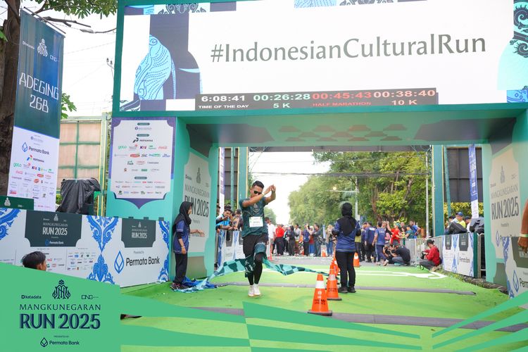 Race photo from Mangkunegaran Run 2025