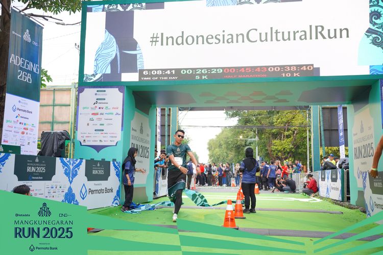 Race photo from Mangkunegaran Run 2025