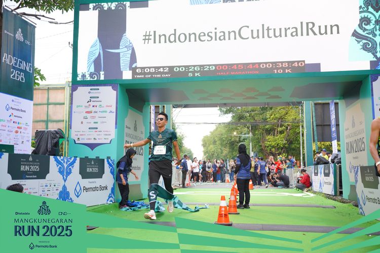 Race photo from Mangkunegaran Run 2025