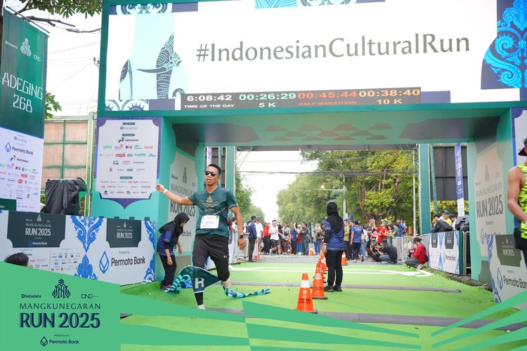 Race photo from Mangkunegaran Run 2025