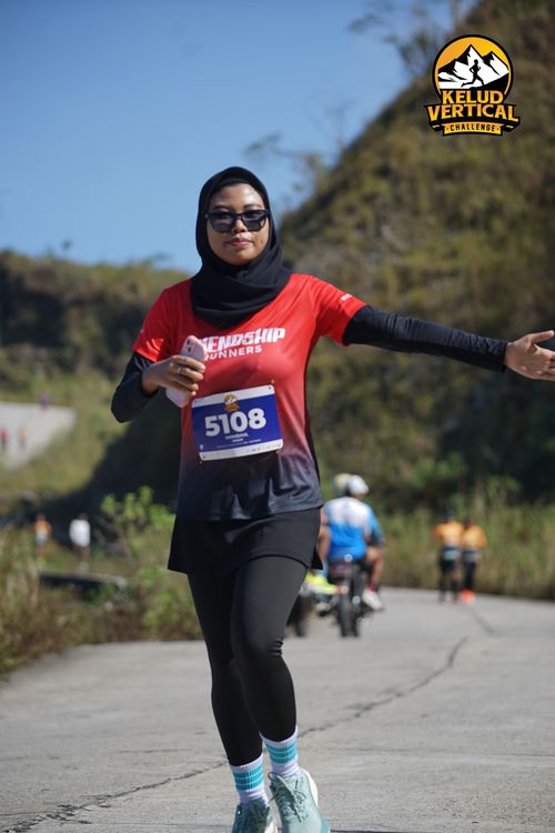 Race photo from Kelud Vertical Challenge 2024
