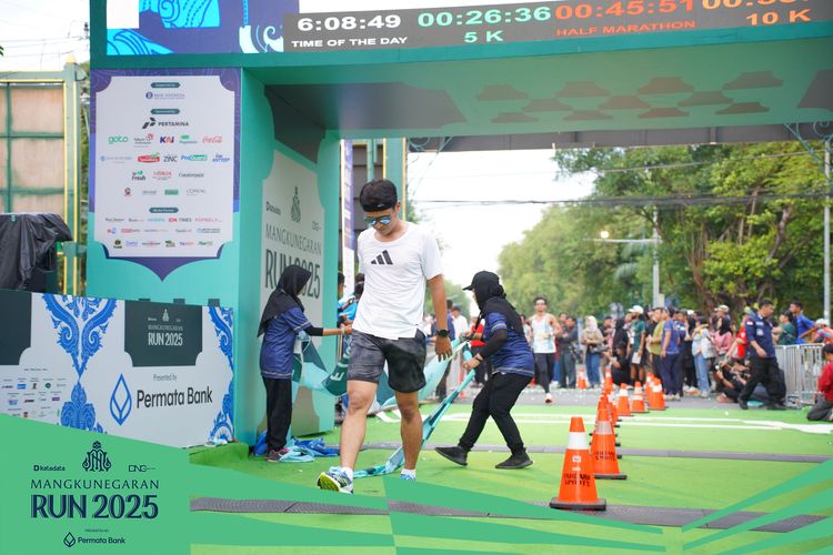 Race photo from Mangkunegaran Run 2025