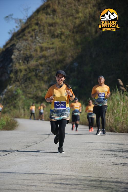 Race photo from Kelud Vertical Challenge 2024