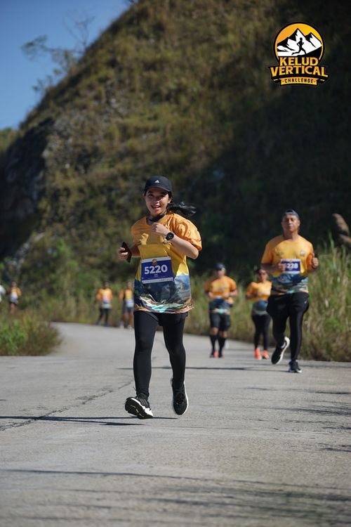 Race photo from Kelud Vertical Challenge 2024