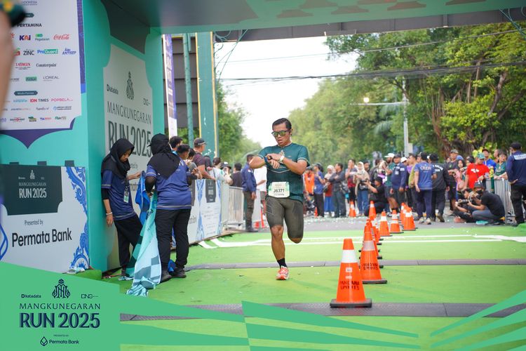 Race photo from Mangkunegaran Run 2025