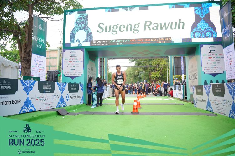 Race photo from Mangkunegaran Run 2025