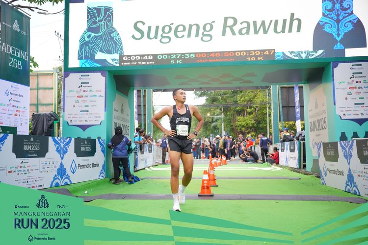 Race photo from Mangkunegaran Run 2025