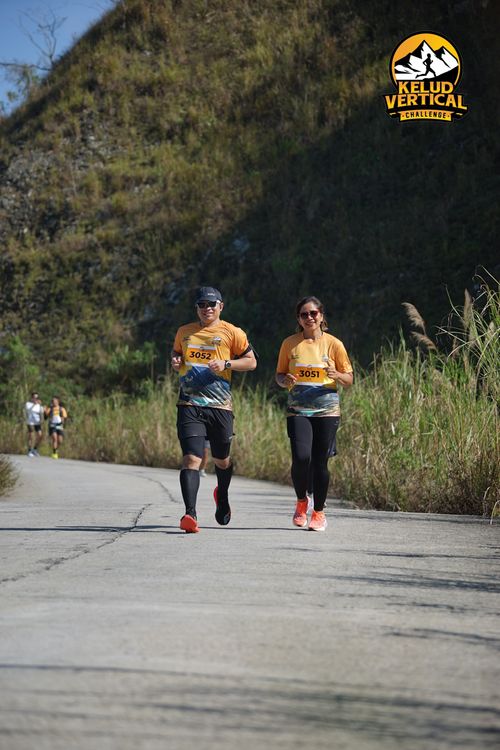 Race photo from Kelud Vertical Challenge 2024