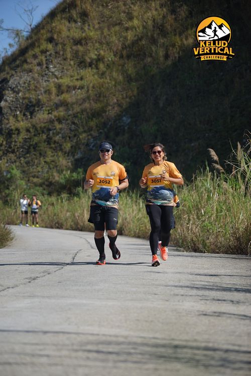 Race photo from Kelud Vertical Challenge 2024