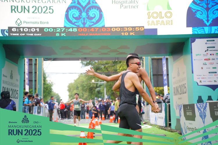Race photo from Mangkunegaran Run 2025