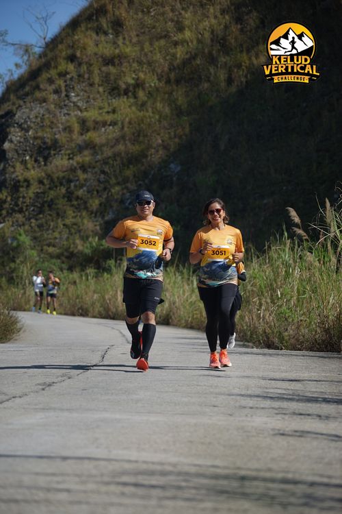 Race photo from Kelud Vertical Challenge 2024