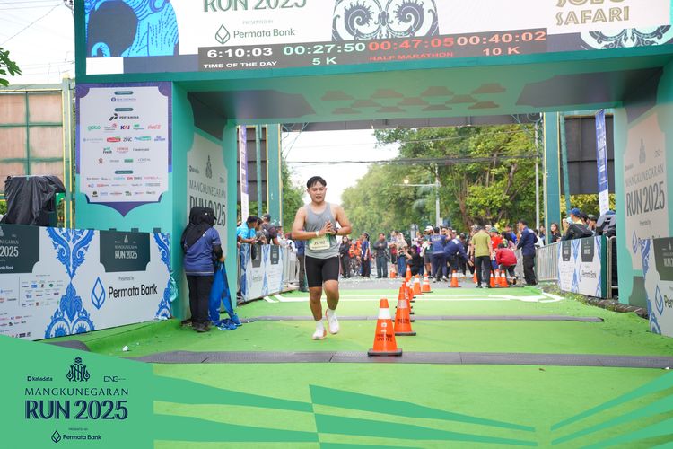 Race photo from Mangkunegaran Run 2025