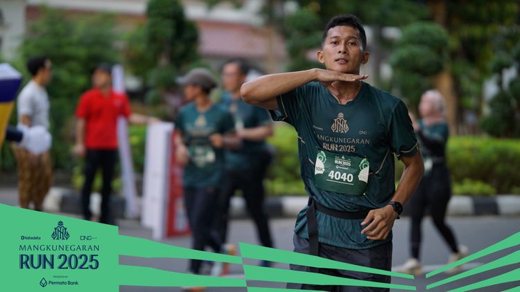 Race photo from Mangkunegaran Run 2025