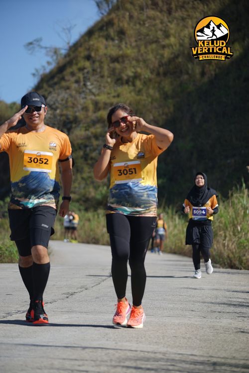 Race photo from Kelud Vertical Challenge 2024