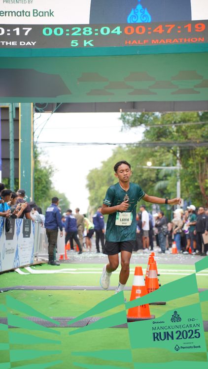 Race photo from Mangkunegaran Run 2025