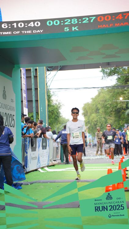 Race photo from Mangkunegaran Run 2025