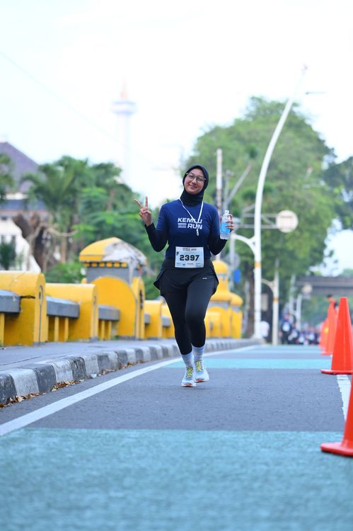 Race photo from KEMLU RUN 2025