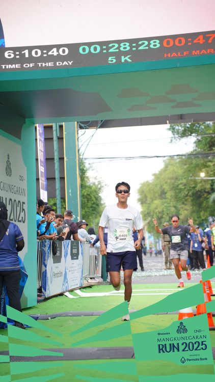Race photo from Mangkunegaran Run 2025