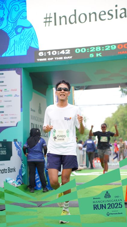 Race photo from Mangkunegaran Run 2025