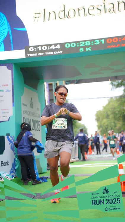 Race photo from Mangkunegaran Run 2025