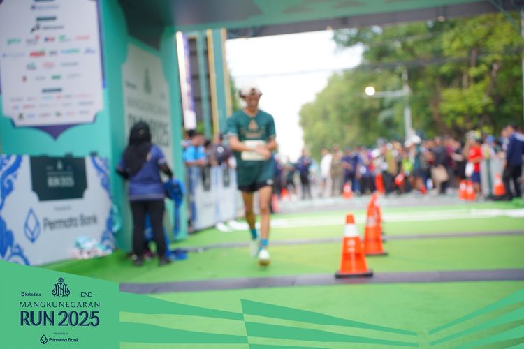 Race photo from Mangkunegaran Run 2025