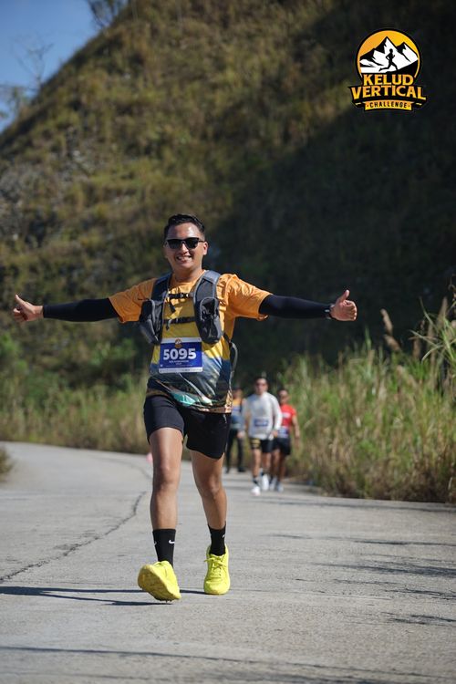 Race photo from Kelud Vertical Challenge 2024
