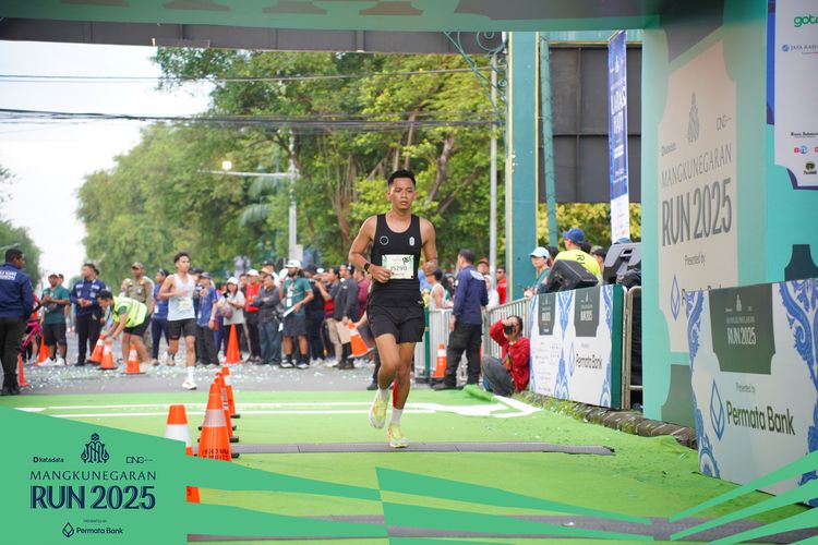 Race photo from Mangkunegaran Run 2025