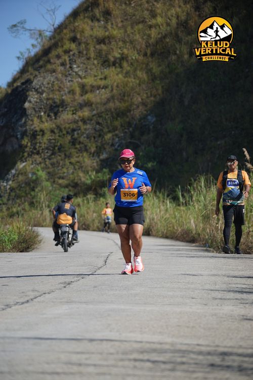 Race photo from Kelud Vertical Challenge 2024