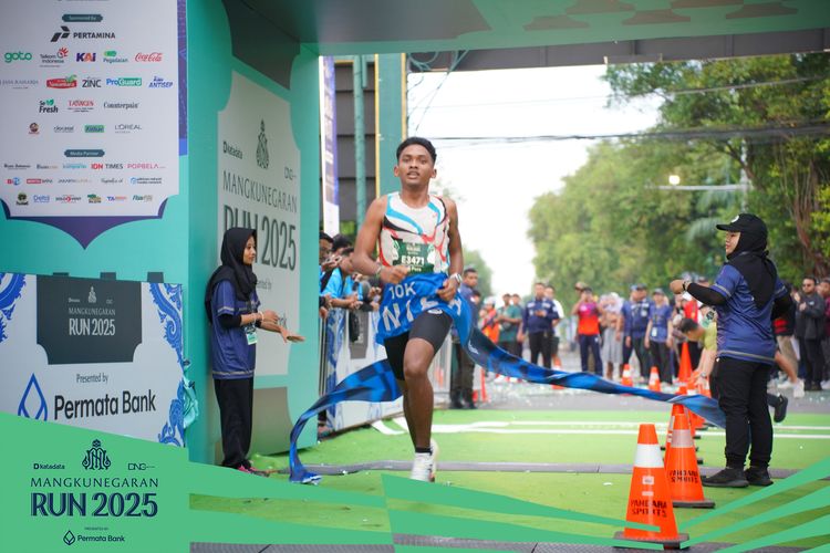 Race photo from Mangkunegaran Run 2025