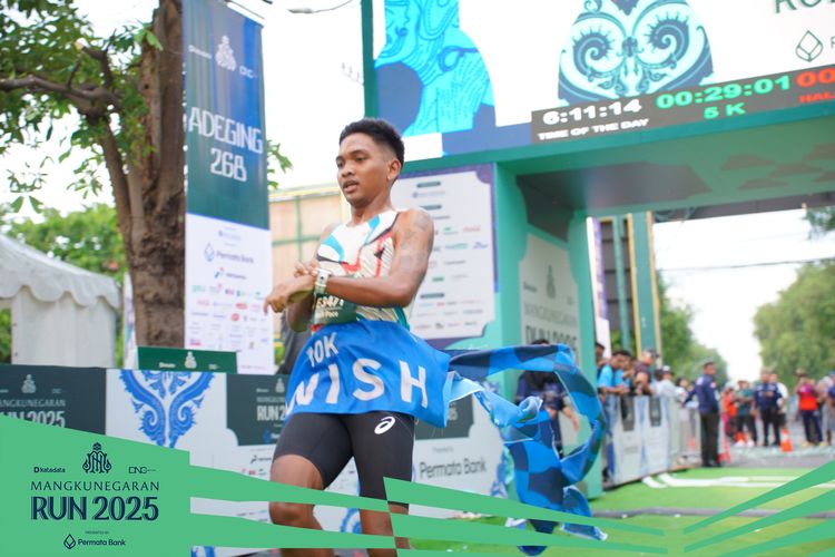 Race photo from Mangkunegaran Run 2025