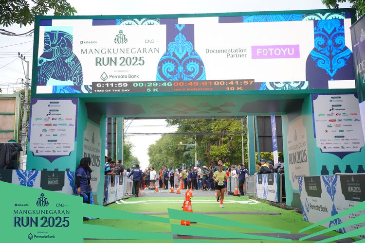 Race photo from Mangkunegaran Run 2025