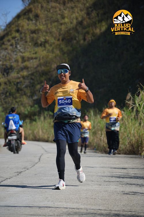 Race photo from Kelud Vertical Challenge 2024