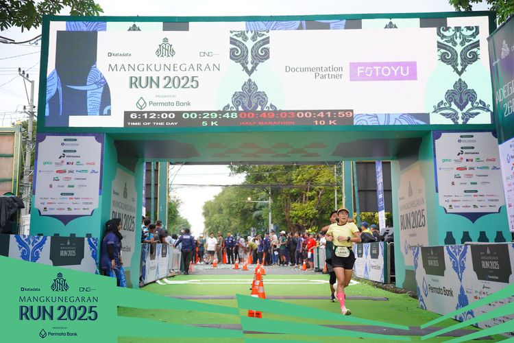 Race photo from Mangkunegaran Run 2025
