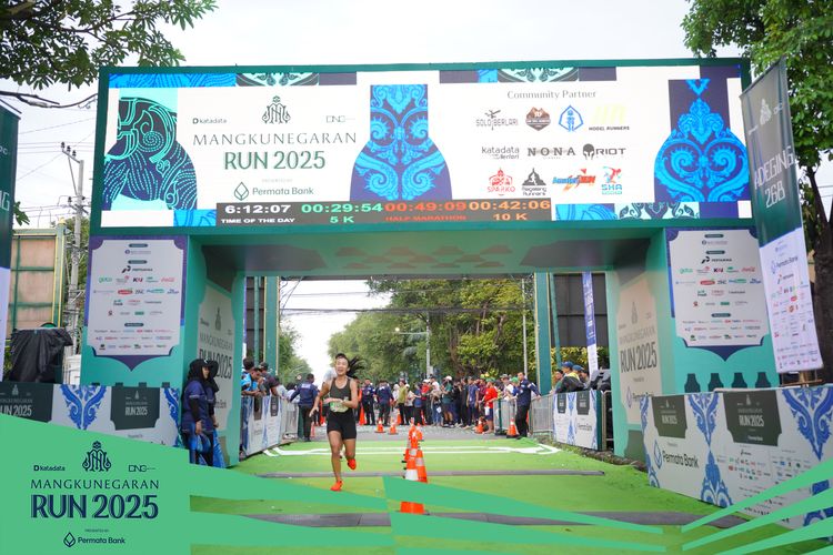 Race photo from Mangkunegaran Run 2025