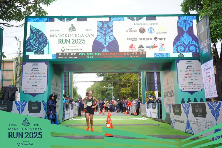 Race photo from Mangkunegaran Run 2025