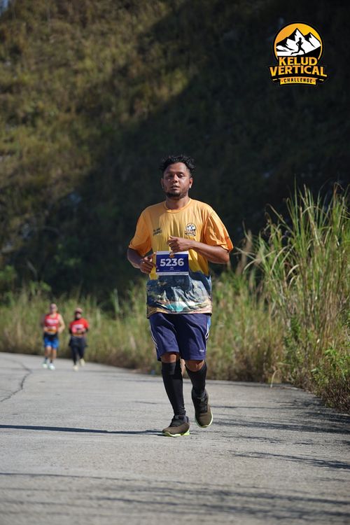 Race photo from Kelud Vertical Challenge 2024