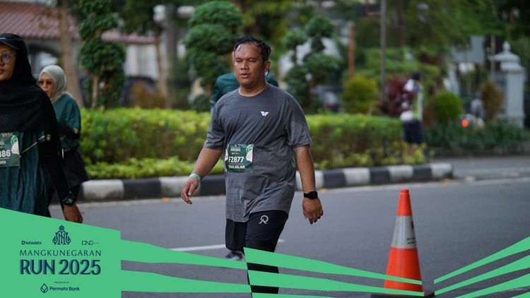 Race photo from Mangkunegaran Run 2025