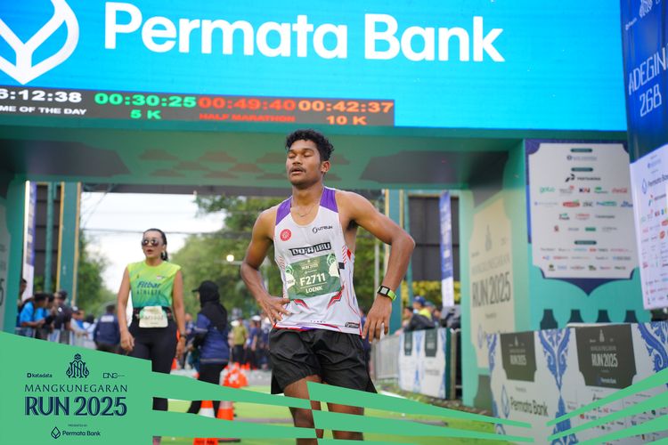 Race photo from Mangkunegaran Run 2025