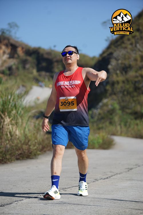Race photo from Kelud Vertical Challenge 2024