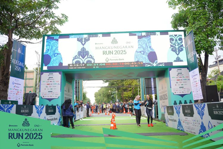 Race photo from Mangkunegaran Run 2025