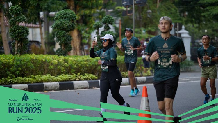 Race photo from Mangkunegaran Run 2025