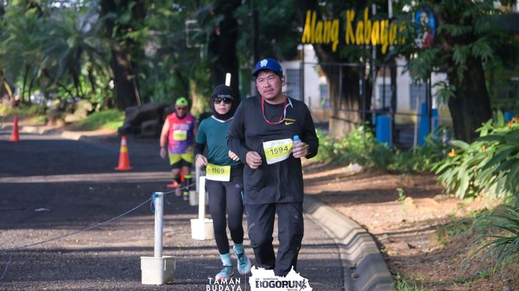 Race photo from Taman Budaya x BOGORUN 2025